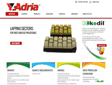 Tablet Screenshot of abrasiviadria.com